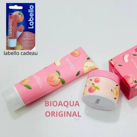Gommage + gel bioaqua بالخوخ