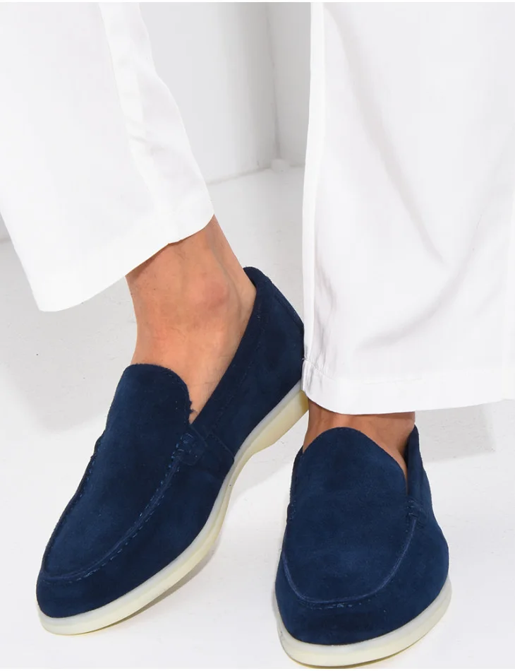 Mocassins en suédine