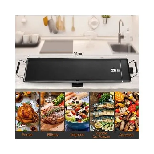 آلة طهي الفطائر والمسمن وشواء اللحم (90 سم)