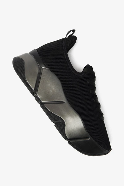 حذاء رياضي نسائي أسود مطاطي من سينيوراه نوغ