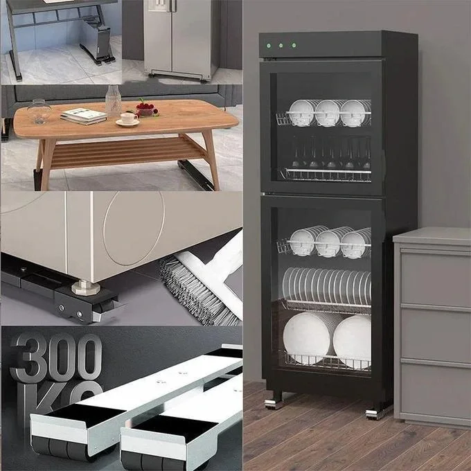 قاعدة متحركة قوية للغسالة والثلاجة – تثبيت محكم وسهولة في النقل