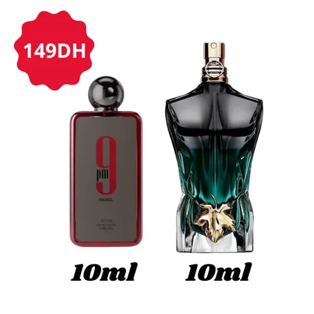 le beau le parfum + 9pm rebel