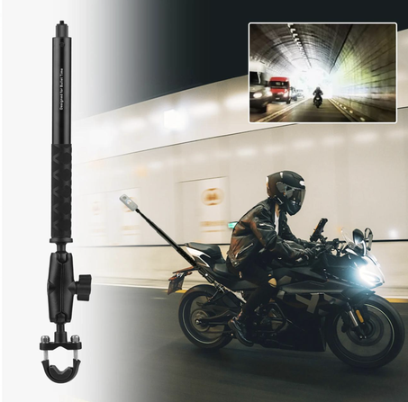 Selfie Stick invisible pour moto et vélo