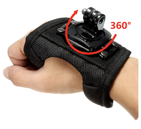 Support de main rotatif 360° pour GoPro & Caméra
