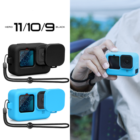 Cache Silicone + Incassable pour GoPro 9 & 10 & 11
