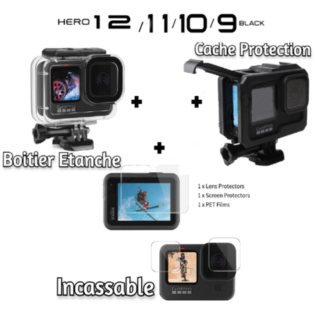 Pack pour GoPro Hero 9 & 10 & 11 & 12