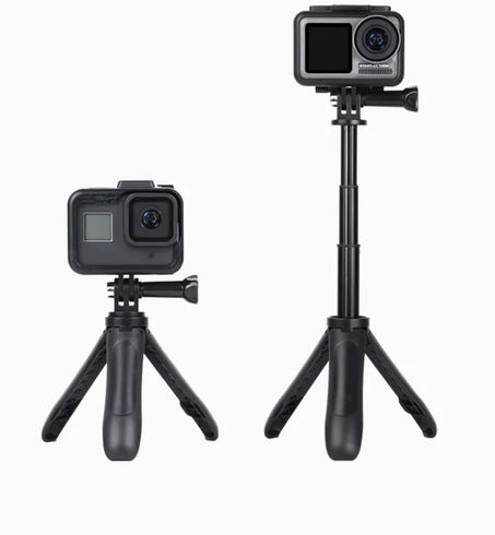 Trépied Selfie Stick Extensible Portable Vlog, Mini Poignée, Gopro , Insta360...