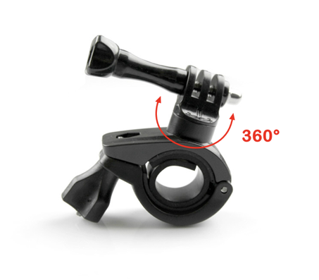 Support de Guidon de moto pour Gopro et Caméra à rotation  360 degrés