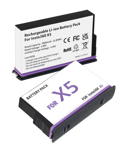 Batterie pour Insta 360 X5
