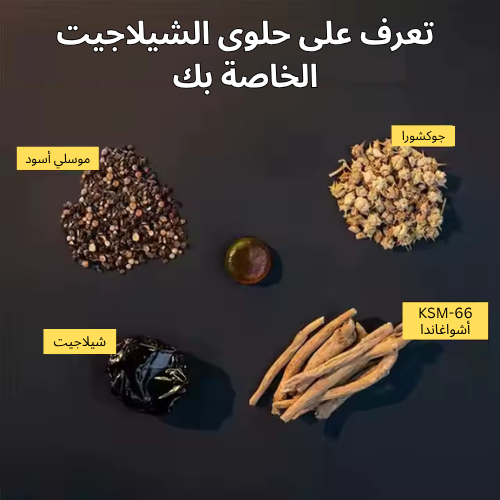 استعد قوتك الطبيعية من جديد مع الشيلاجيت الذهبي