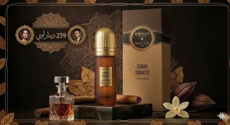 عطر كوبان توباكو: ثبات يدوم لـ 48 ساعة وفوحان لا يقاوم.
