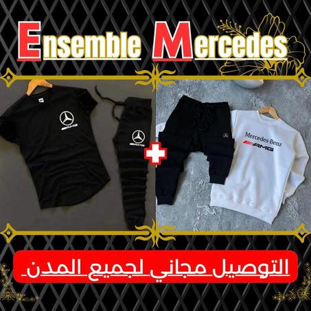 Ensemble mercedes sweatshirt et tshirt