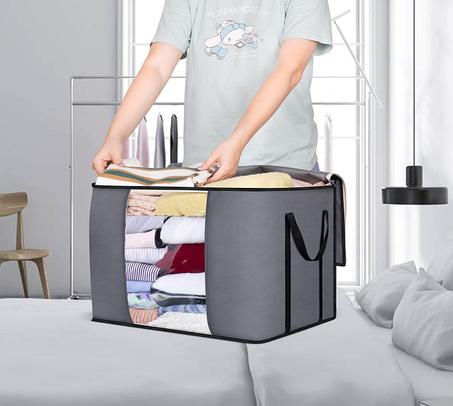 منظم البطانيات وحقائب لتخزين الملابس