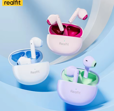 Realfit F2 سماعة بلوتوث ممتازة HIFI جودة TWS سماعات أذن لاسلكية Realme xiaomi