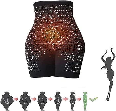 شورت ضيق لشد البطن وحرق الدهون وإزالة السموم باستخدام أيونات الأكسجين السالبة