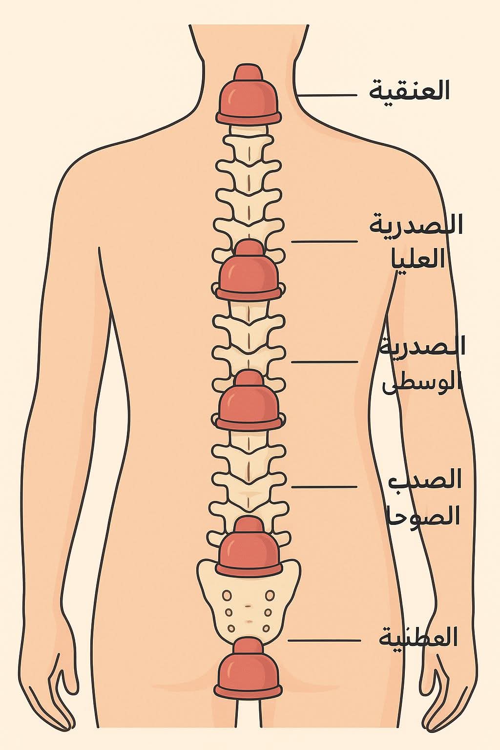 حجامة على العمود الفقري