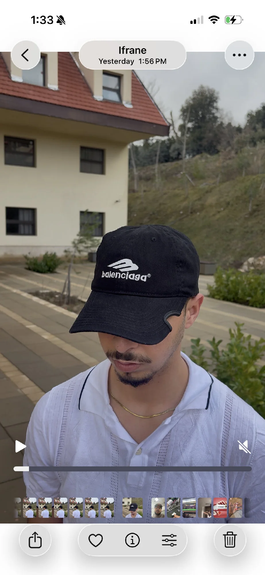 Balenciaga 3b Sports Icon Baseball Cap In Black