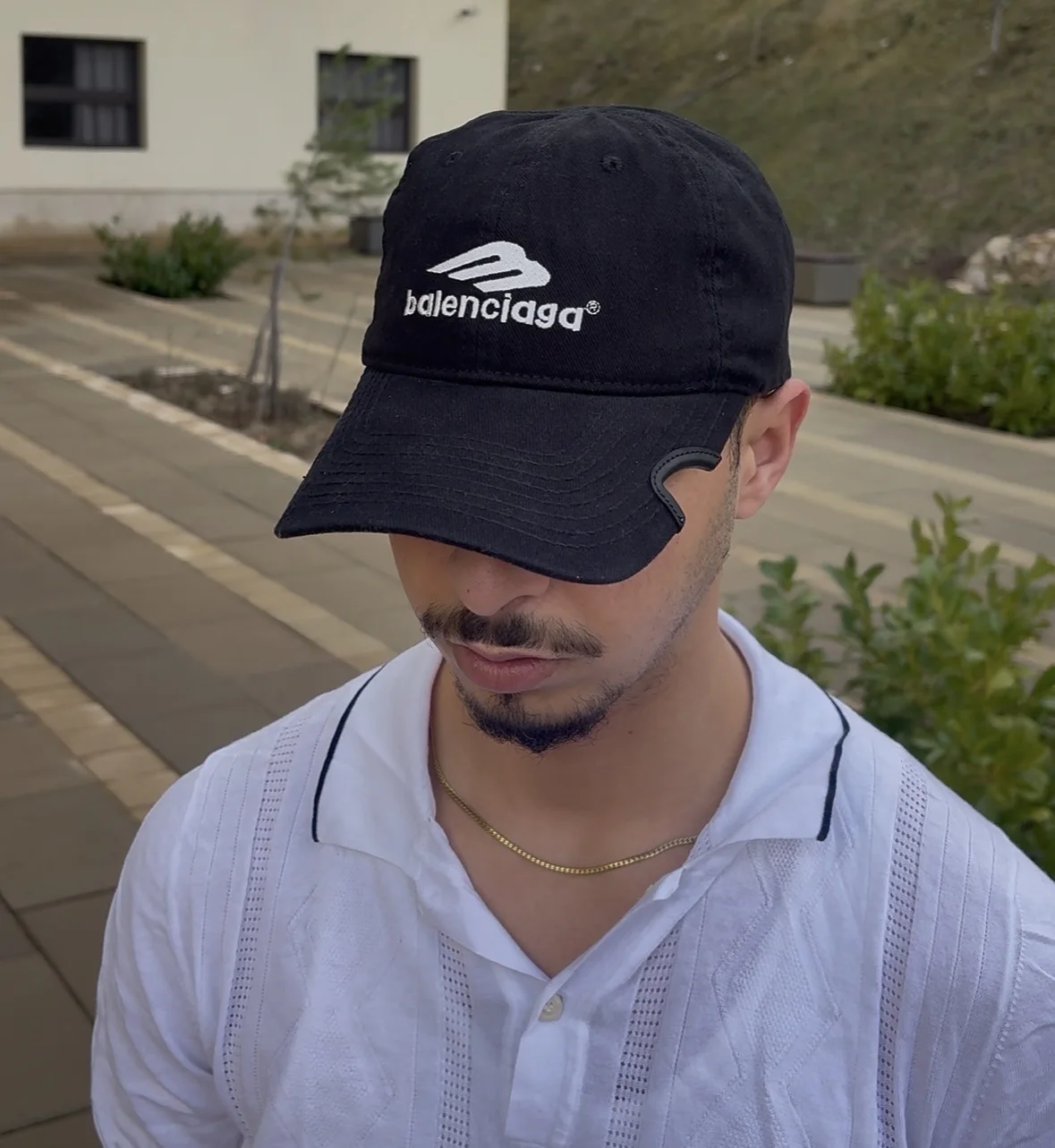 Balenciaga 3b Sports Icon Baseball Cap In Black