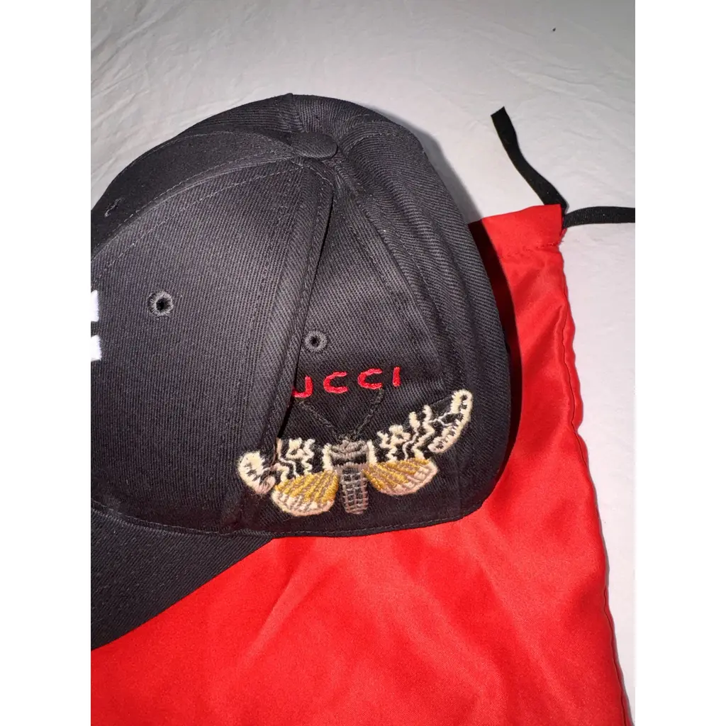 Casquette Baseball Noire – Style New York Yankees & Gucci