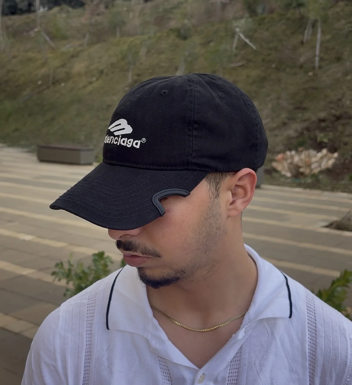 Balenciaga 3b Sports Icon Baseball Cap In Black