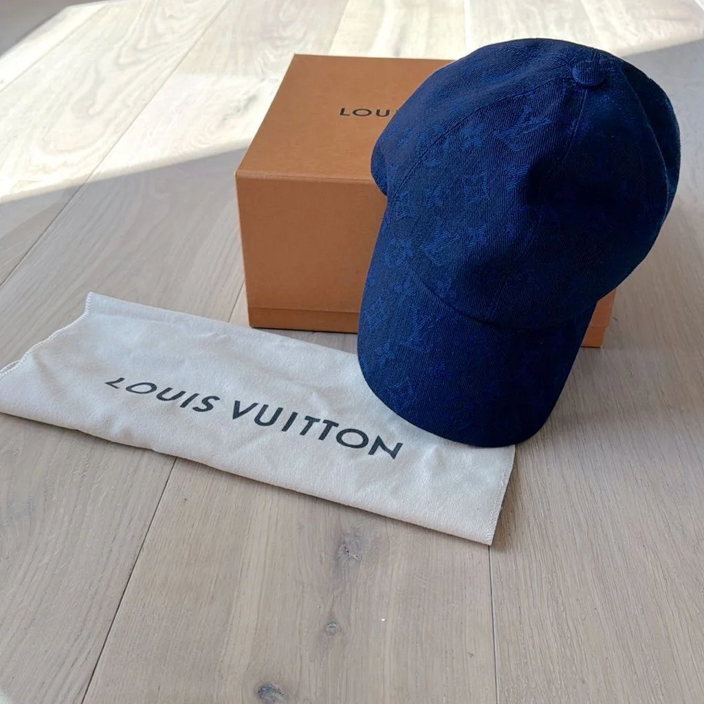 Casquette Louis Vuitton – Monogram Denim Bleu