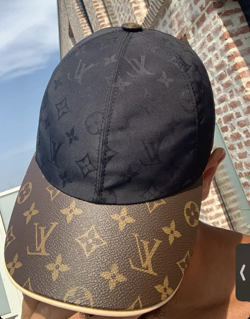 Casquette Monogramme Noir – Style Louis Vuitton