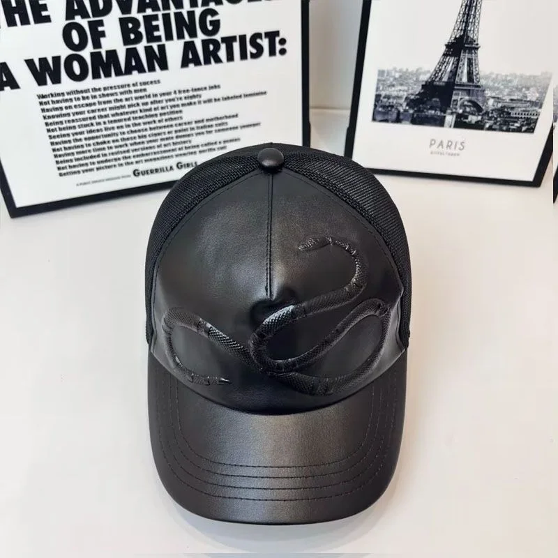 Casquette Trucker Gucci Serpent – Noir