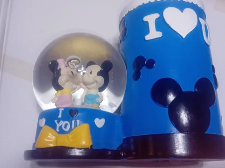 Sweet Love Bear Snow Globe - Paris Style