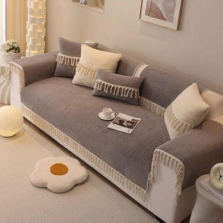 طقم بياضات كتان مبطن