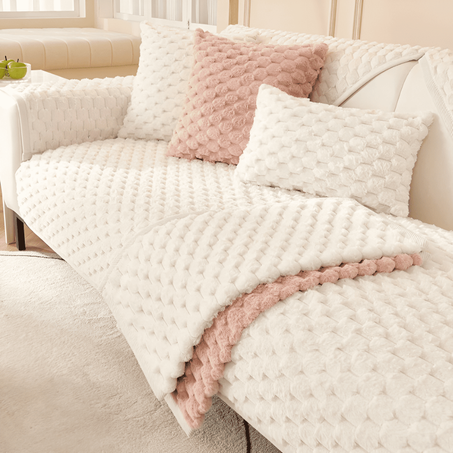 طقم بياضات الفرو المضلع