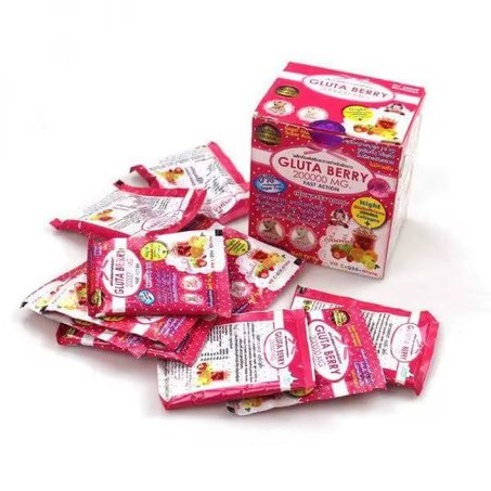 ✨🍒 GLUTA BERRY 200000 mg 🍒✨ سر البشرة النقية والمشرقة 💖