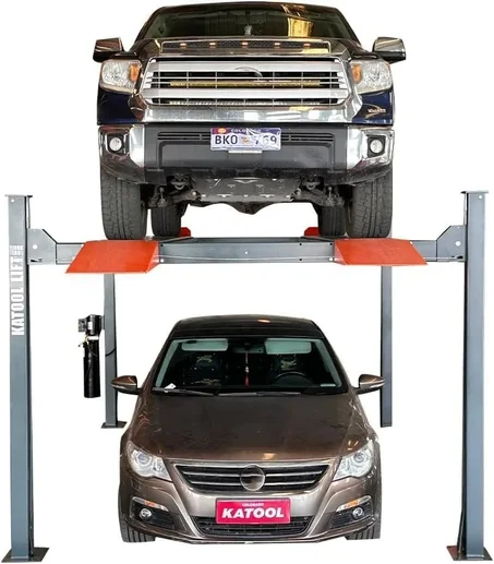 Katool KT-4H150, 4 Post Alignment Lift 15,000 lb -Rolling Jack Included