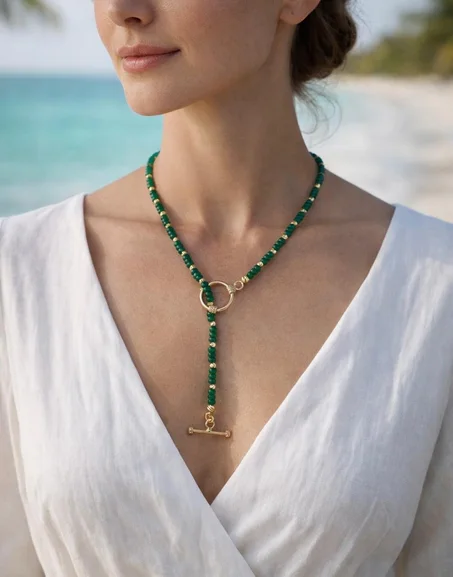 ✨ Collier Joher Nayra Vert✨