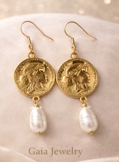 Boucles d'Oreilles ERA Blanches