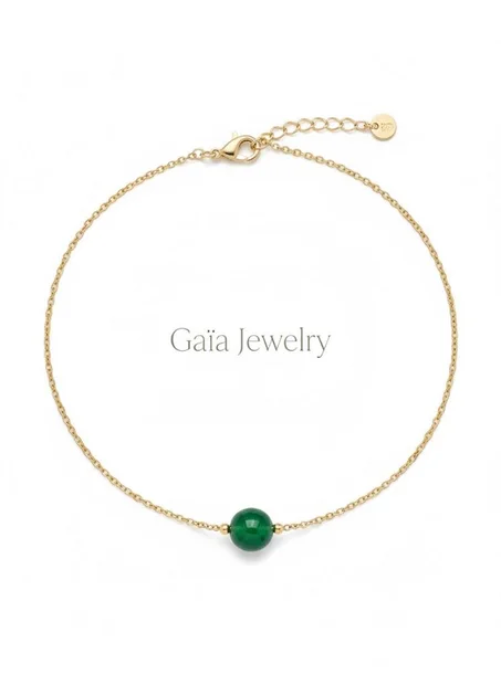 Gourmette ERA – Émeraude Royale (Vert)