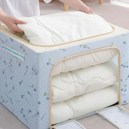 Malette de rangement pliable en tissu avec motif