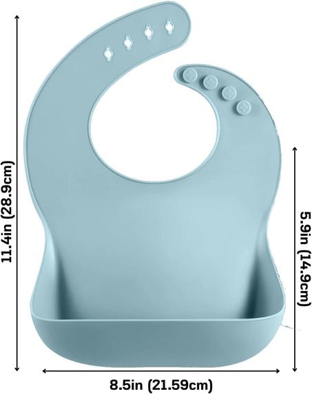 باندا اير مجموعة رضاعة الاطفال من السيليكون | 9 قطع لوازم الفطام LED للاطعام الذاتي | طبق شفط مقسم ومرايل وكوب مضاد للانسكاب مع حاوية وجبات خفيفة للاطفال وملاعق وشوك ازرق