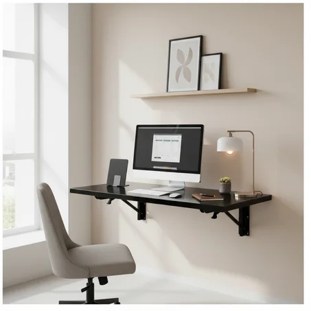 رفوف حائطية من الخشب الطبيعي 100% — Bois Massif