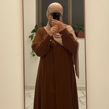 عباية نور بثوب الكريب الممتاز