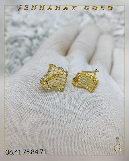 boucles doreille khemissa en or 18 carats