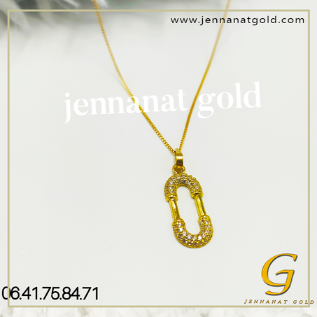 chaine pendentif glowy (gl78)