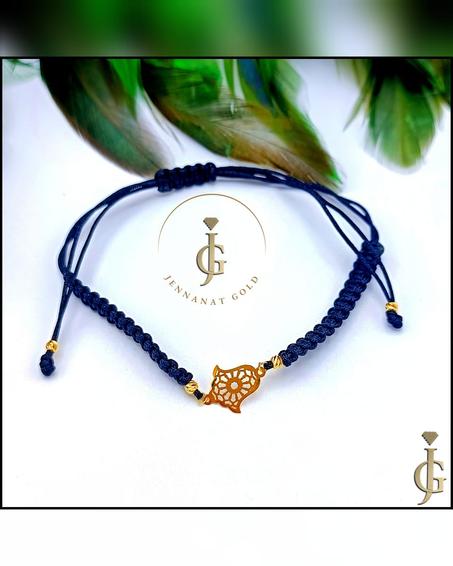 CORDON KHEMISSA AVEC 4 BOULES EN OR 18 CARATS