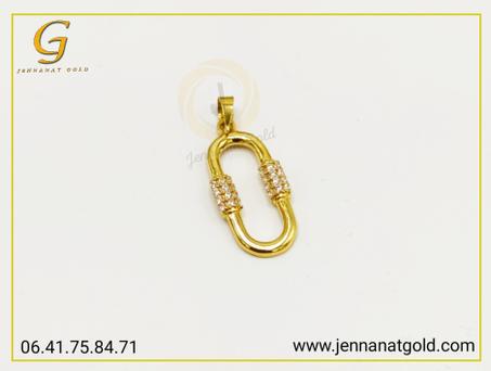 Pendentif glowy or 18k ( pg 8596 )