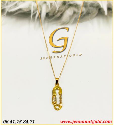 Chaîne pendentif or 18k ( od 2537 )