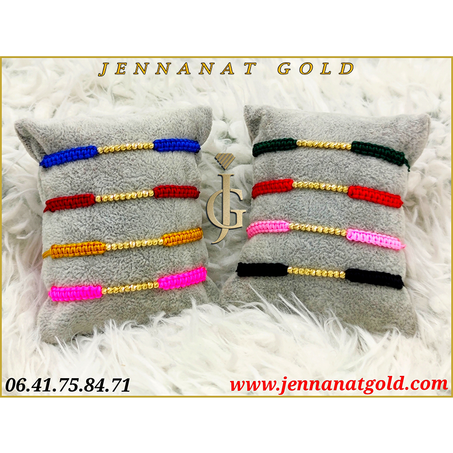 Cordon avec 10 boules en or 18K ( black friday offers )