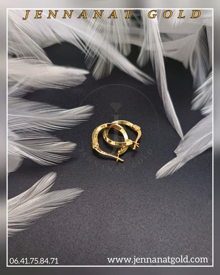 boucles doreille en or 18 karats