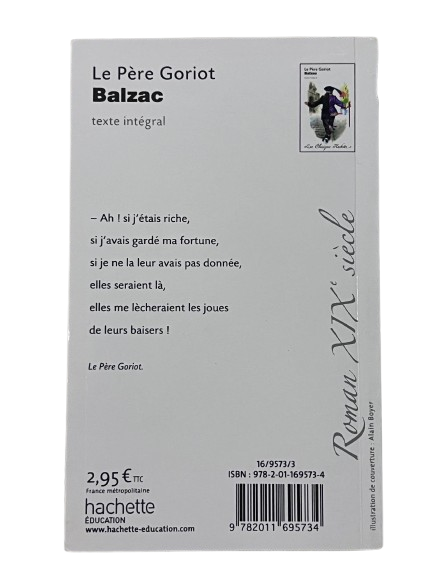 Le père Goriot – Honoré de Balzac