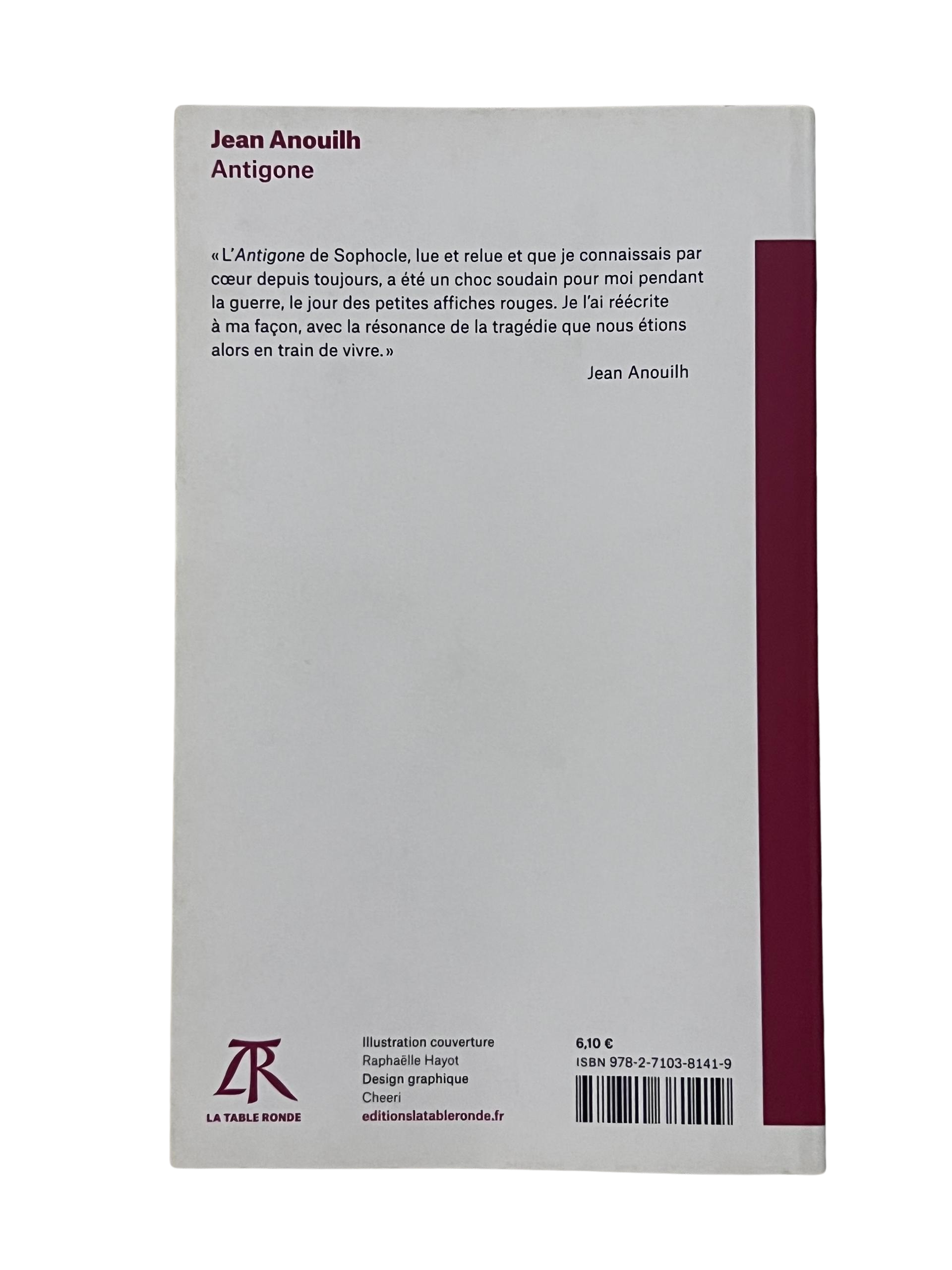 Antigone – Jean Anouilh(éditionslatableronde)