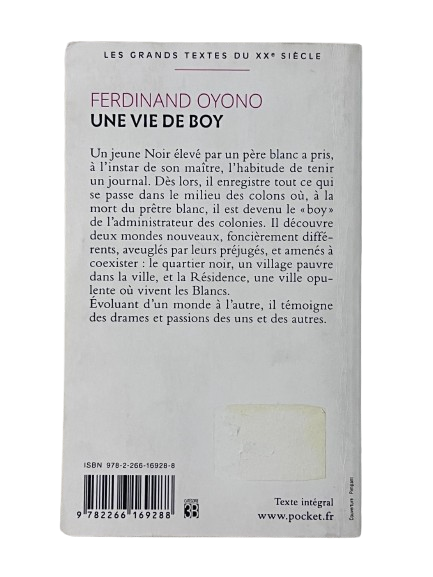 Une vie de boy - Ferdinand Oyono