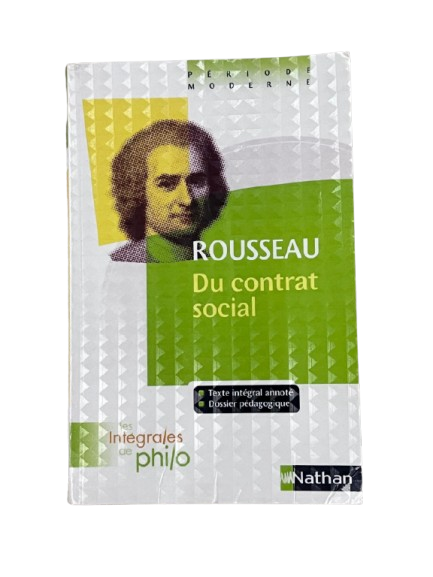 Du contrat social – Jean Jacques Rousseau